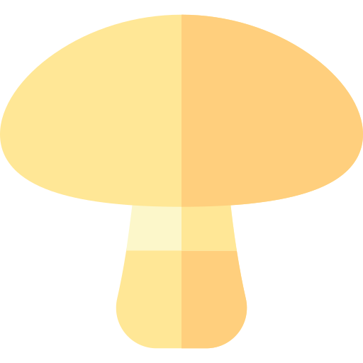 hongos Basic Rounded Flat icono