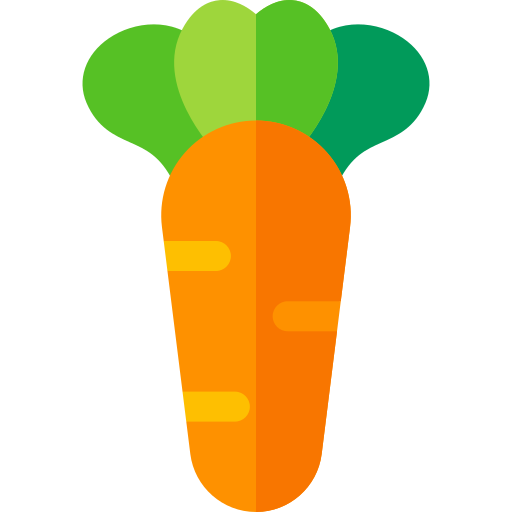 zanahoria Basic Rounded Flat icono
