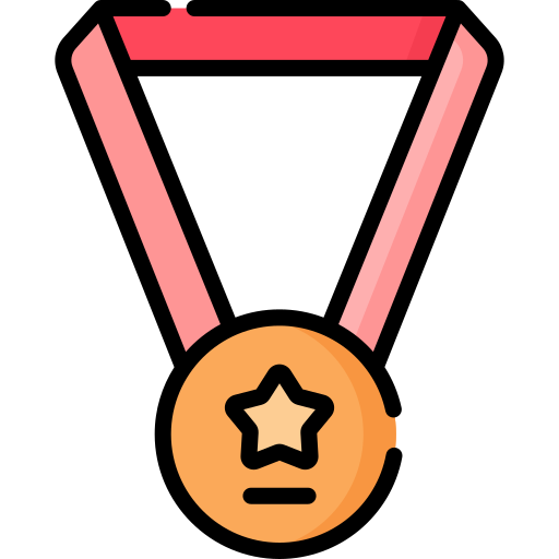 Gold medal Special Lineal color icon