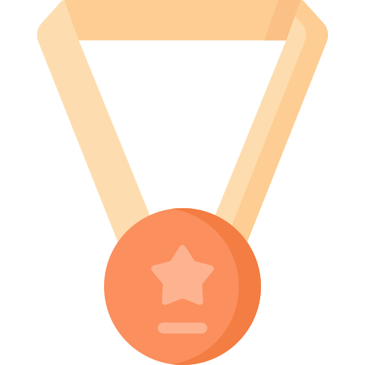 medalha de bronze Special Flat Ícone