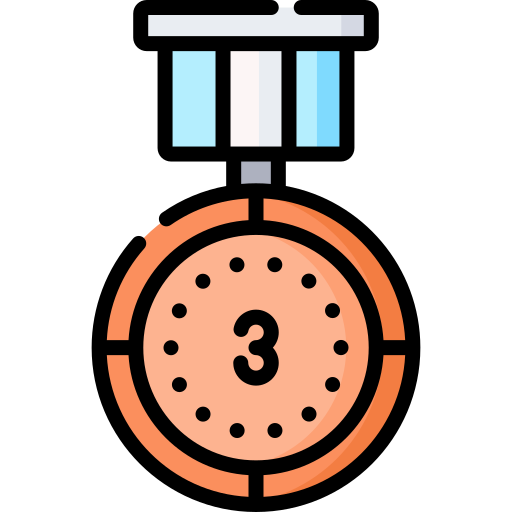 medalha de bronze Special Lineal color Ícone