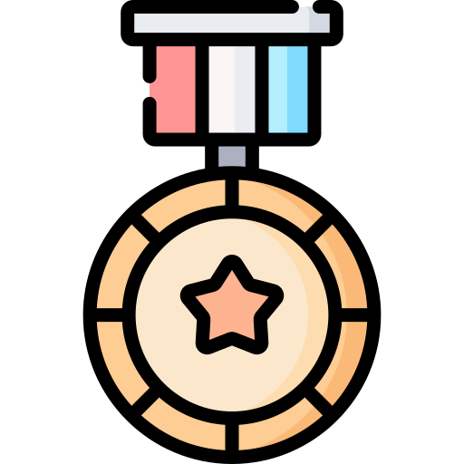 medalha de ouro Special Lineal color Ícone