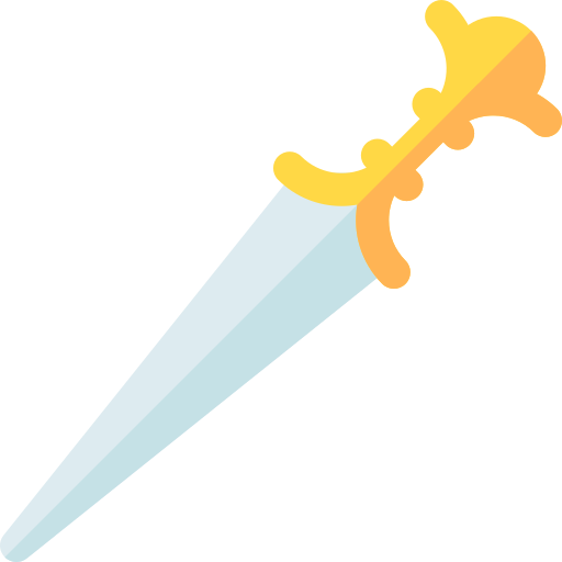 Sword Basic Rounded Flat icon