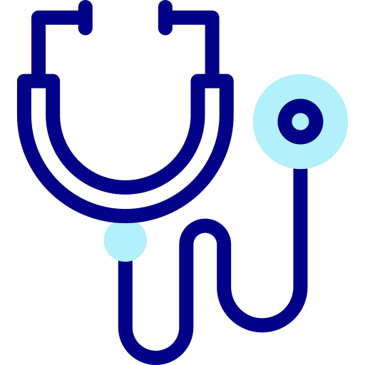 Stethoscope Detailed Mixed Lineal color icon