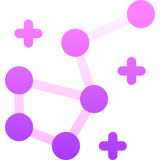 constellation Basic Gradient Gradient Icône