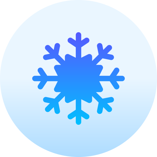 Śnieg Basic Gradient Circular ikona