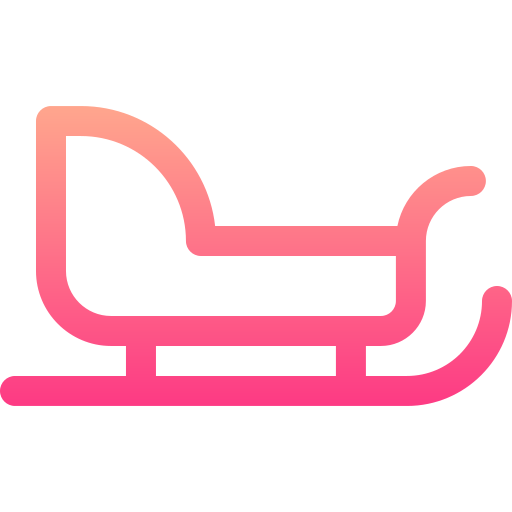 Sleigh Basic Gradient Lineal color icon