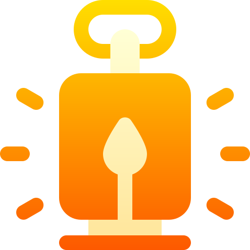 lampa naftowa Basic Gradient Gradient ikona