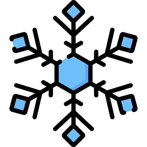 fiocco di neve Special Lineal color icona
