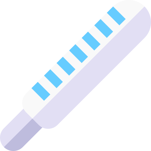 Thermometer Basic Straight Flat icon