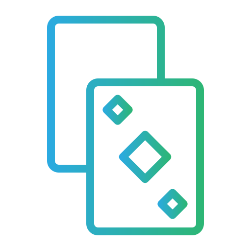 Card games Generic Gradient icon