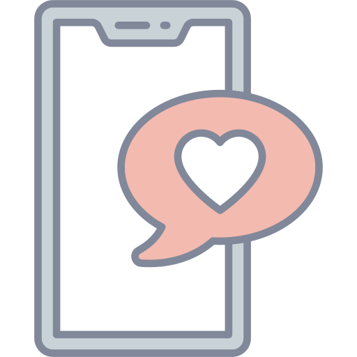Love message Generic Outline Color icon