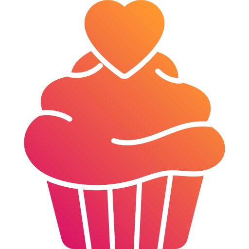 Cup cake Generic Flat Gradient icon