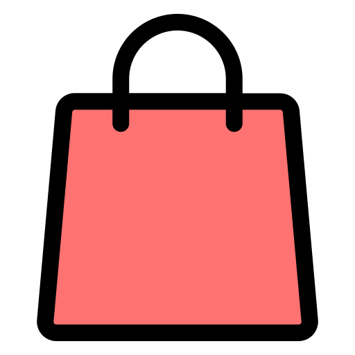 쇼핑백 Generic Outline Color icon