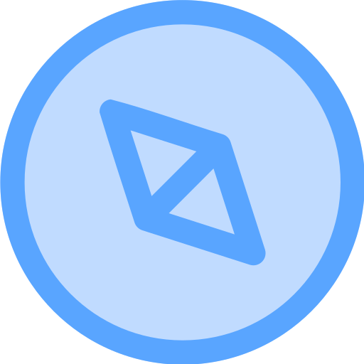 Navigation Generic Blue icon