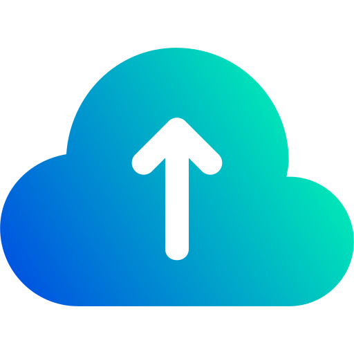 caricamento su cloud Generic Flat Gradient icona