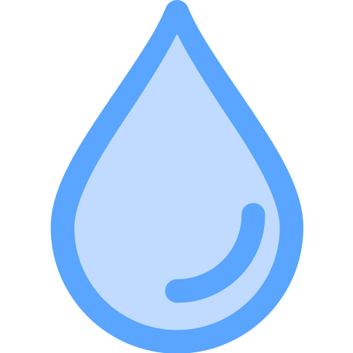 Water droplet Generic Blue icon