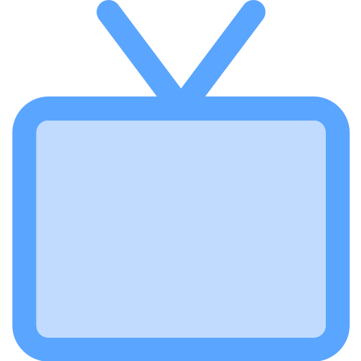 monitor de tv Generic Blue Ícone
