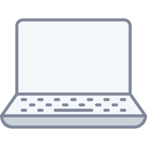 Laptop screen Generic Outline Color icon