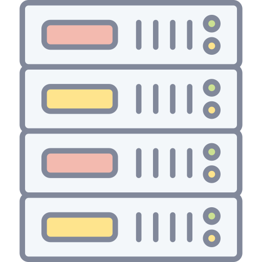 Server control Generic Outline Color icon