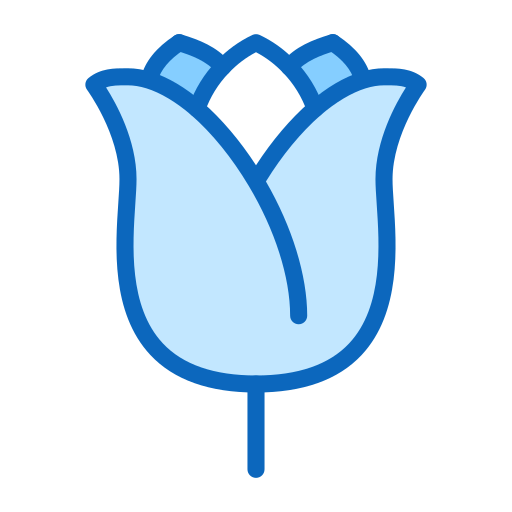 tulipe Generic Blue Icône
