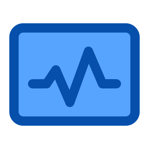 Data analytics Generic Blue icon