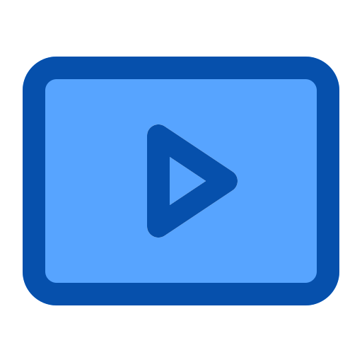 vidéo Generic Blue Icône