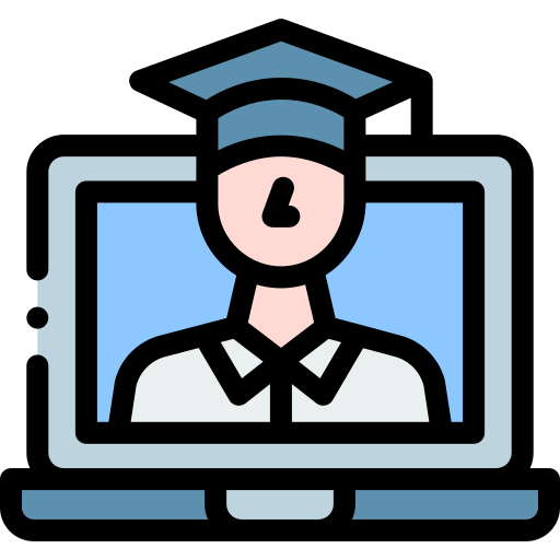 Graduation Detailed Rounded Lineal color icon