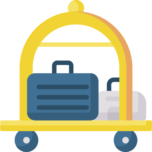 Luggage cart Special Flat icon