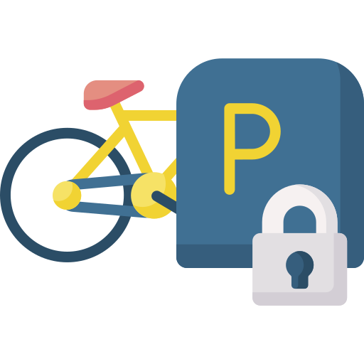 parking de bicicletas Special Flat icono