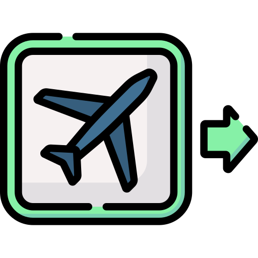 aeropuerto Special Lineal color icono
