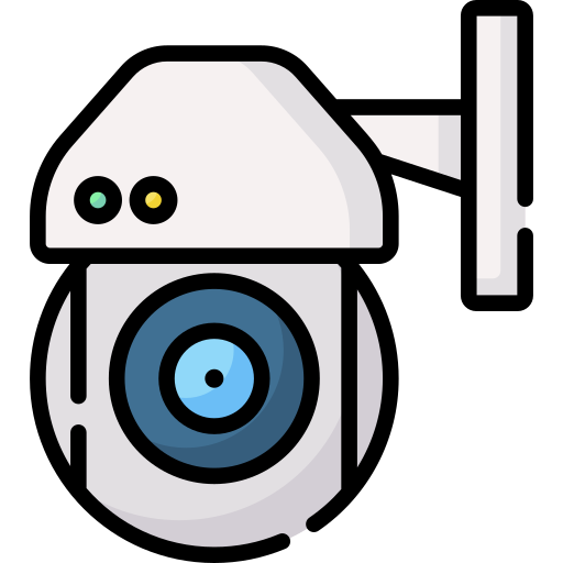 Surveillance camera Special Lineal color icon