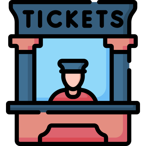 biglietteria Special Lineal color icona