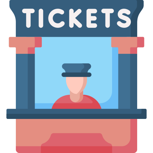 Ticket office Special Flat icon