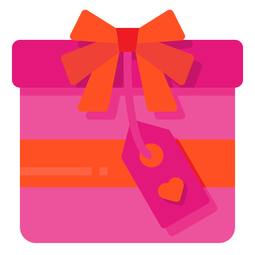 Gift box itim2101 Flat icon
