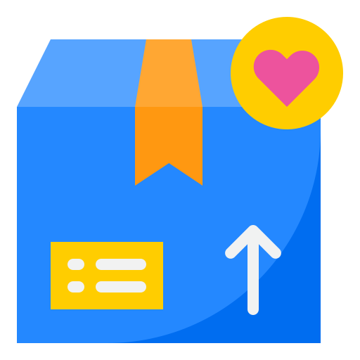 lieferbox srip Flat icon