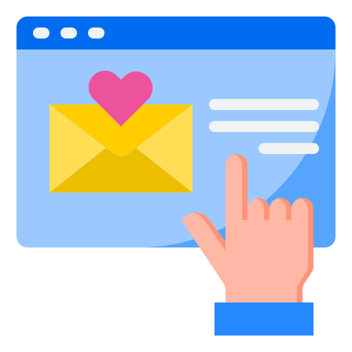 email srip Flat icon
