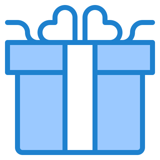 geschenkbox srip Blue icon