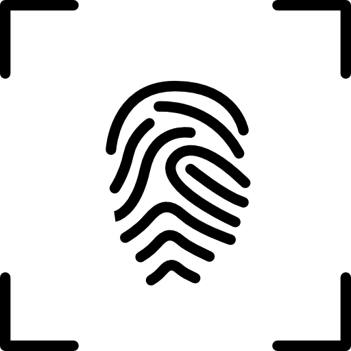 scansione delle impronte digitali Special Lineal icona