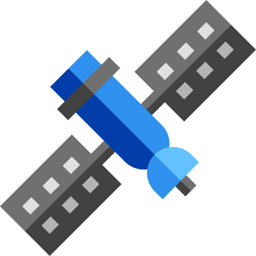 satellit Basic Straight Flat icon
