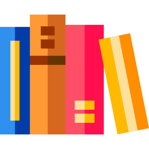 Книги Basic Straight Flat иконка