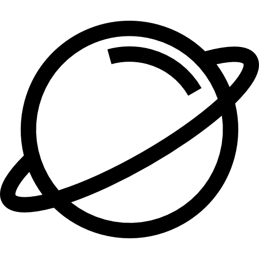 Планета Basic Straight Lineal иконка
