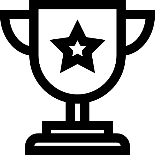trofeo Basic Straight Lineal icono