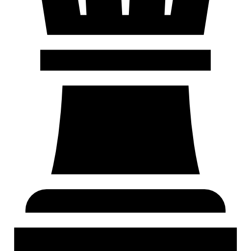 ルーク Basic Straight Filled icon