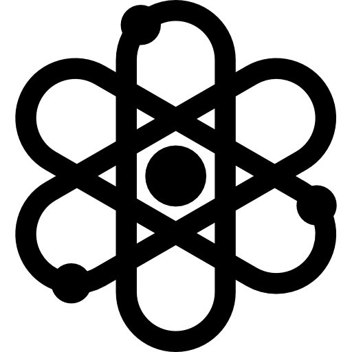 atomowy Basic Straight Filled ikona