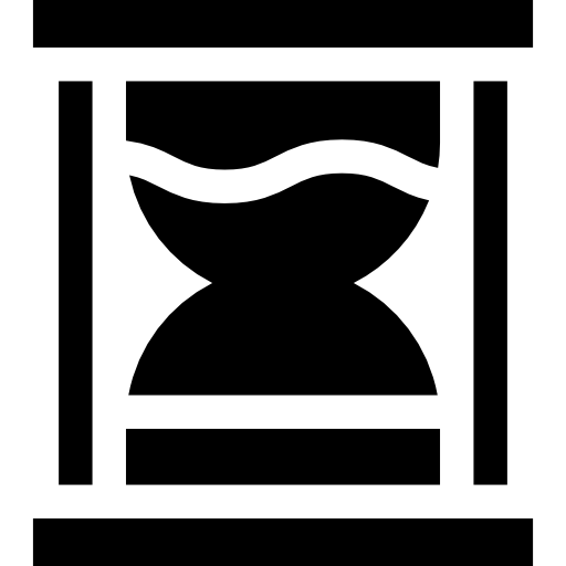 klepsydra Basic Straight Filled ikona