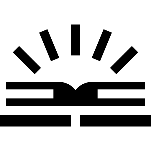 libro abierto Basic Straight Filled icono