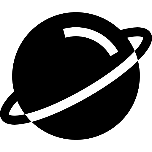 pianeta Basic Straight Filled icona