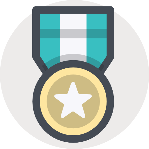 Medal Sergei Kokota Lineal Color icon