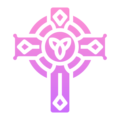 croix chrétienne Generic Flat Gradient Icône